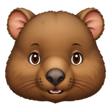Wombat’s face sticker
