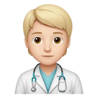 GENERA UN GIOVANE DENTISTA CHE PENSA sticker