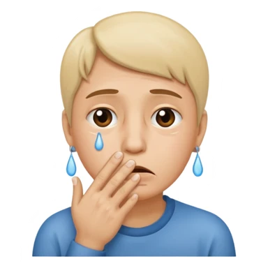 Pour la création de mon emoji place cet emoji 😭 au centre et ne le touche pas, puis fait tourner cet emoji 🤜 de 90 degrés à gauche et tu le met sur la bouche de l’emoji précédent . Et surtout ne modifie pas les emojis sticker