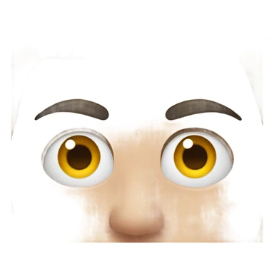 Eyebrow up with confusion emoji   sticker