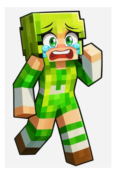 Extract every character from the picture. character including the clothes and accessories they are wearing, and place on a transparent background. Keep the original style and appearance exactly the same. and separately give me the each character picture. There is 3 character in this image. there is two dog

 sticker