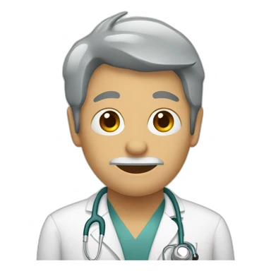 minimalist-flat-shark-doctor sticker