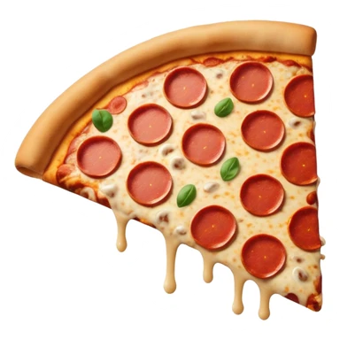 Dog with pizza  sticker