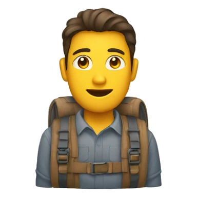 mochila de costas sticker