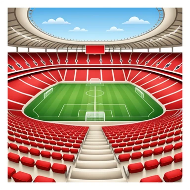 soccer stadium (#00A3E0) and red (#F9423A) sticker