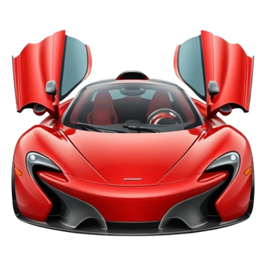 maak een auto en het is een mc laren sticker