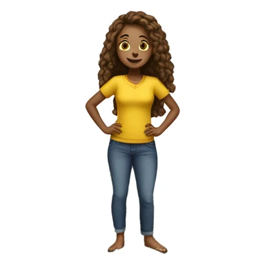 Burnett girl standing on pile of money  sticker