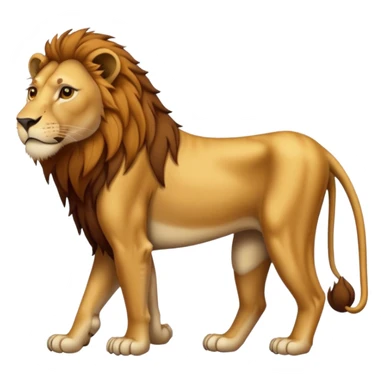 León desnutrido sticker