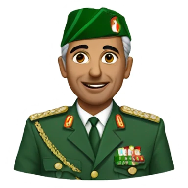 algerian presidnt sticker