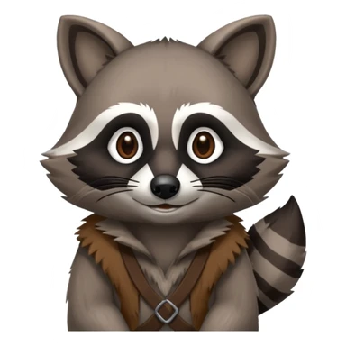 Raton laveur basé sur Runescape old school qui dit nice en mode BD sticker