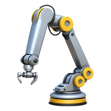 emoji about robot arm with AGV sticker