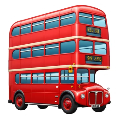 red bus sticker