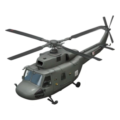 helicopter alouette III sticker