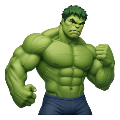 Hulk flexing  sticker