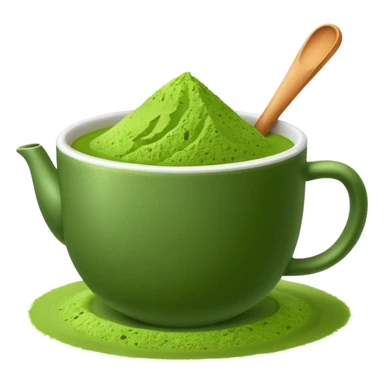 Matcha tea sticker