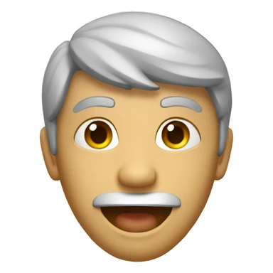 Emoji orando 3d sticker