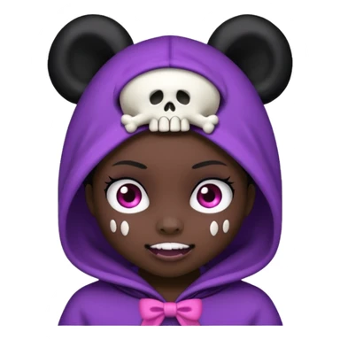 Exact kuromi emoji 100% accurate  sticker