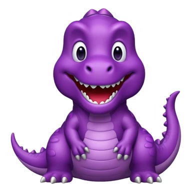 Barney the dinosaur sticker
