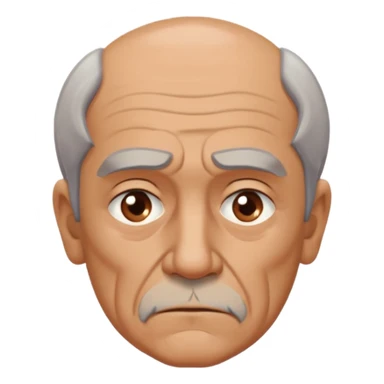 abuelo de pueblo serio y desconfiado. estilopaco martinez soria sticker