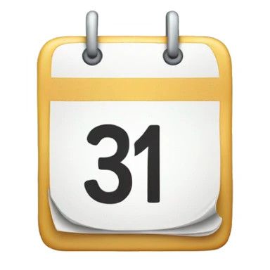 calendar date 31 july sticker