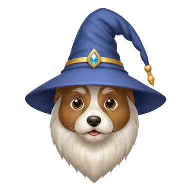 Wizard dog sticker
