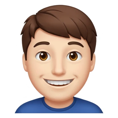 Make a emojis of mr beast face same to same real face  and make a cartoon type with just a face  sticker