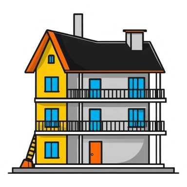 house under construction sticker