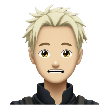 Satoru gojo from jujutsu kaisen anime sticker