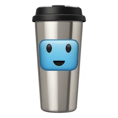 travel mug, Negative : Emoji. sticker