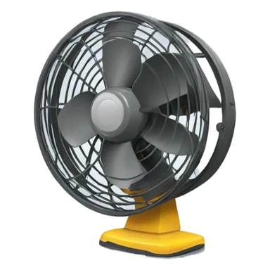 Electric fan sticker