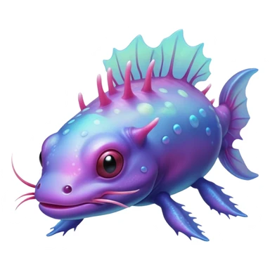Axolotl alien sticker