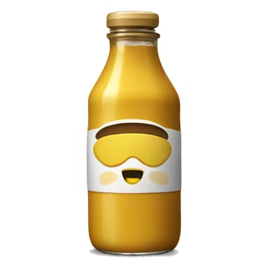 Mustard bottle  sticker