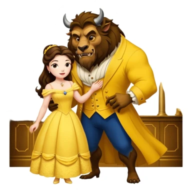 Beauty and the beast  sticker