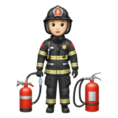Firefighter Suit sticker