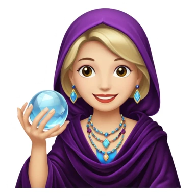fortune teller sticker