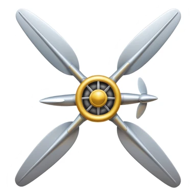 airplane propeller sticker
