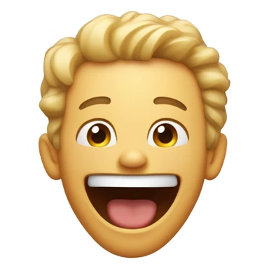 laughing super duper hard sticker