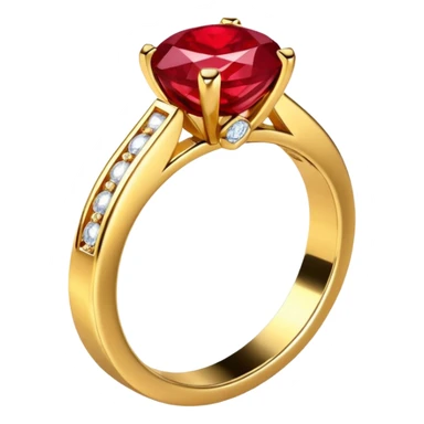 glitter rubi diamond married ring sticker