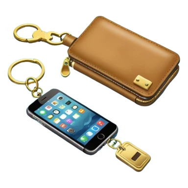 keys with wristlet and two wallets and phone lost in river sticker