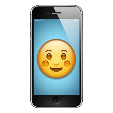 emoji de un iphone sticker