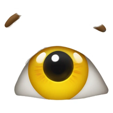Um emoji de olho surpreso  sticker