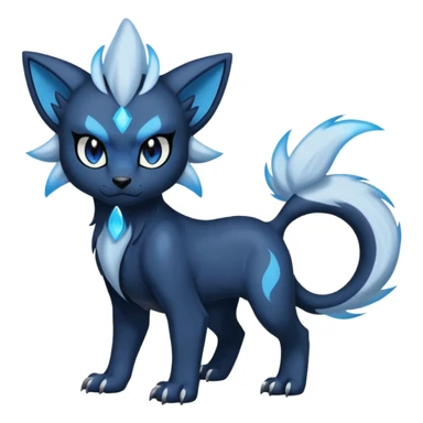 Luxray-Absol-Dewott-fusion sticker