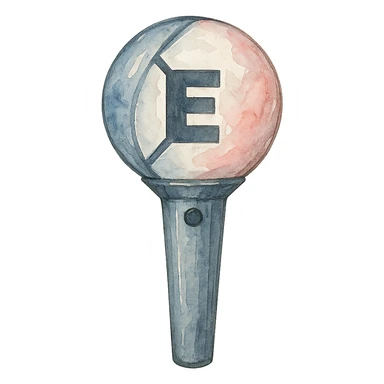 watercolor style Enhypen lightstick sticker