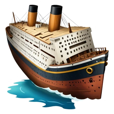 the wreck of the titanic sticker