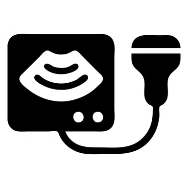 simple ultrasound icon sticker
