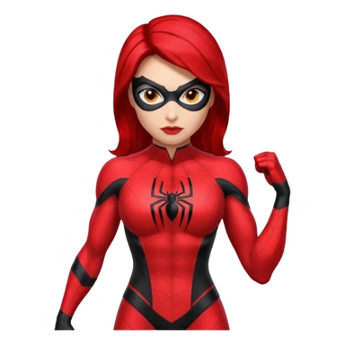 Spider woman sticker