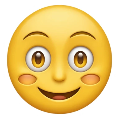 smiling emoji with one eye twitching  sticker