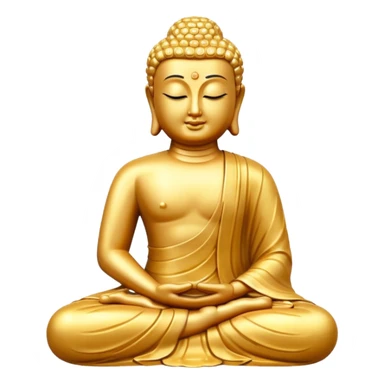 emoji about buddhism sticker