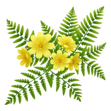 Cinematic Realistic Acacia Emoji, Bright and cheerful, with clusters of fluffy yellow flowers blooming along delicate branches. The wattle’s soft, fern-like leaves sway in the breeze, radiating a sense of warmth and joy. Soft glowing outline, capturing the essence of Australian sunshine, warmth, and beauty in a vibrant acacia tree! sticker