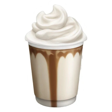 iced white peppermint mocha sticker